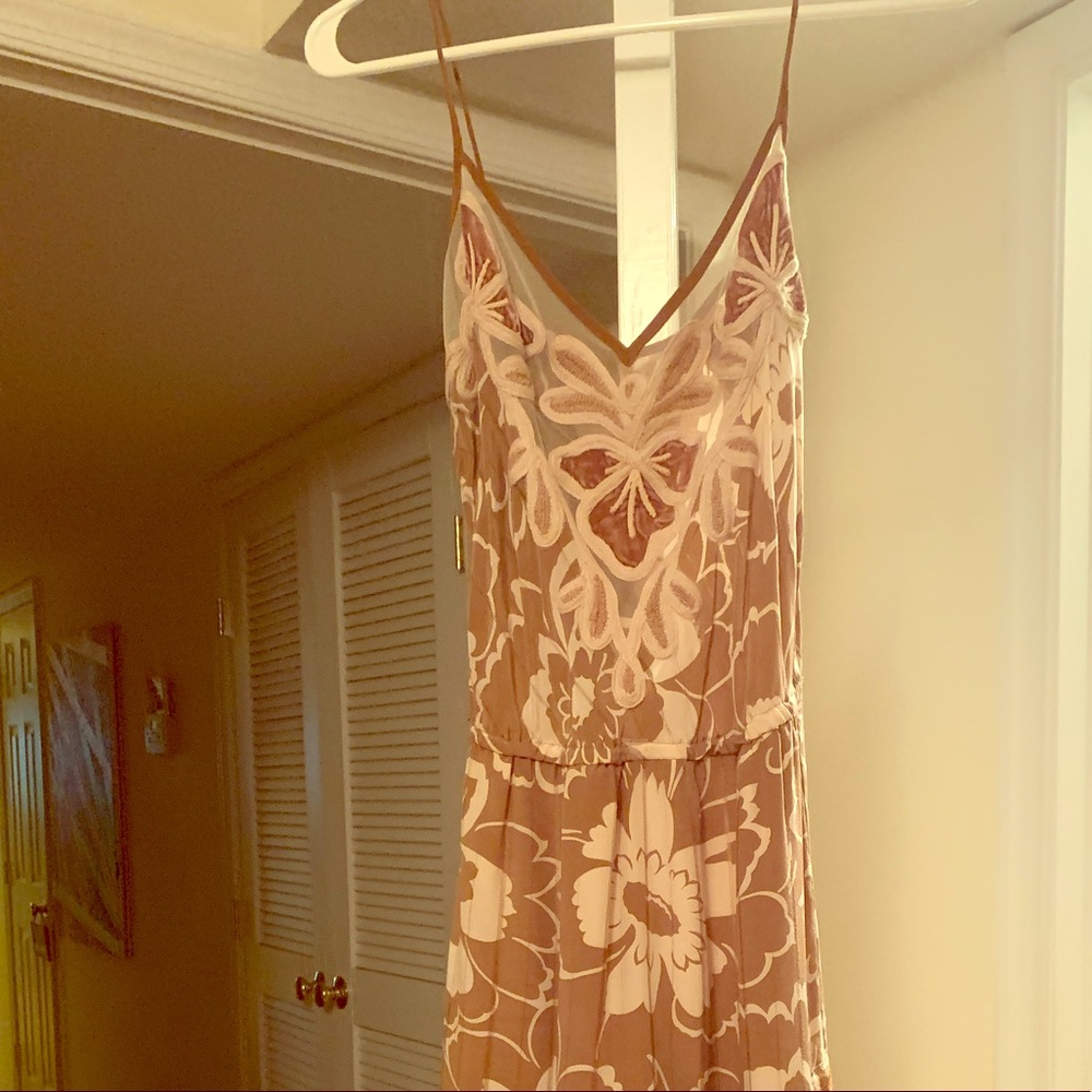 NWOT Bergdorf Goodman Tracy Reese brown dress